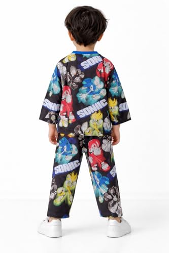 Image of 3BROS BodySuit /Dress for Boys /Girls Full Pajama & Casual Full Sleeves Night Suit Top Combo Kids Set