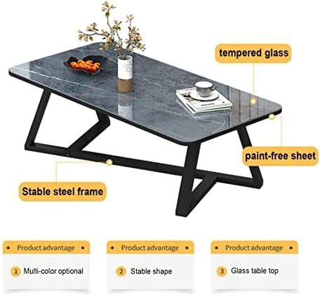 Table basse rectangulaire chic pour optimiser un salon moderne - 5