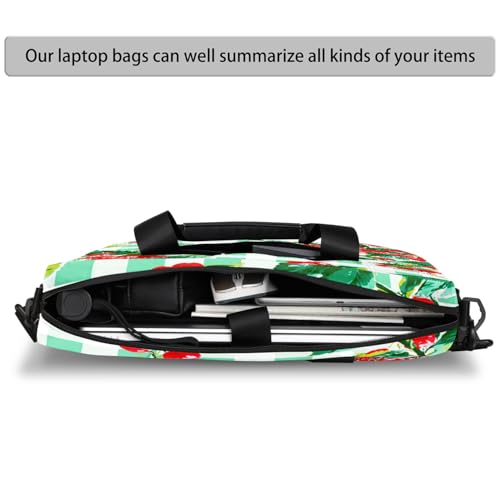 Berris Plaid Grid 16 Inch Laptop Bag Case Water-resistant miniatura 4
