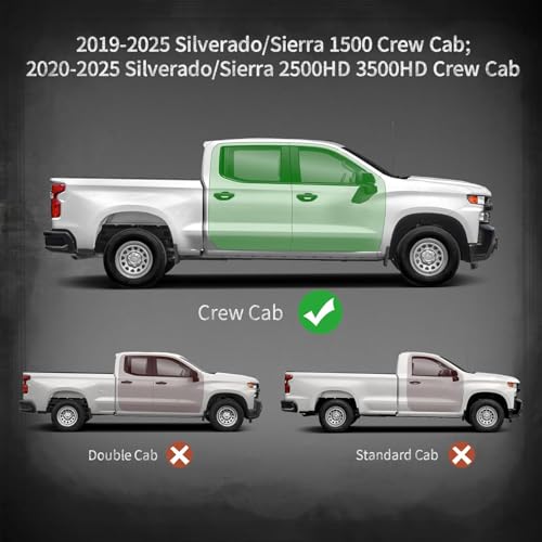 Estribos de Acero para Chevy Silverado y GMC Sierra miniatura 3