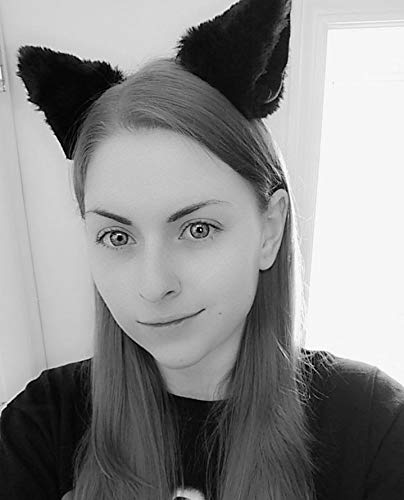 Ztl 43211-1438 Cute Cat Fox Long Fur Ears Hair Clip Anime Cosplay Party Costume Headwear thumb #5