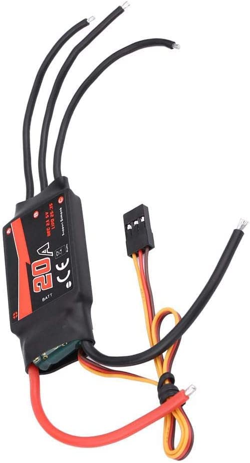 REES52 RC Drone ESC Emax Simon Series BLHeli 12A 20A 30A ESC 2-3S Battery for 130-210mm Racing Drone RC Part(20A) 2