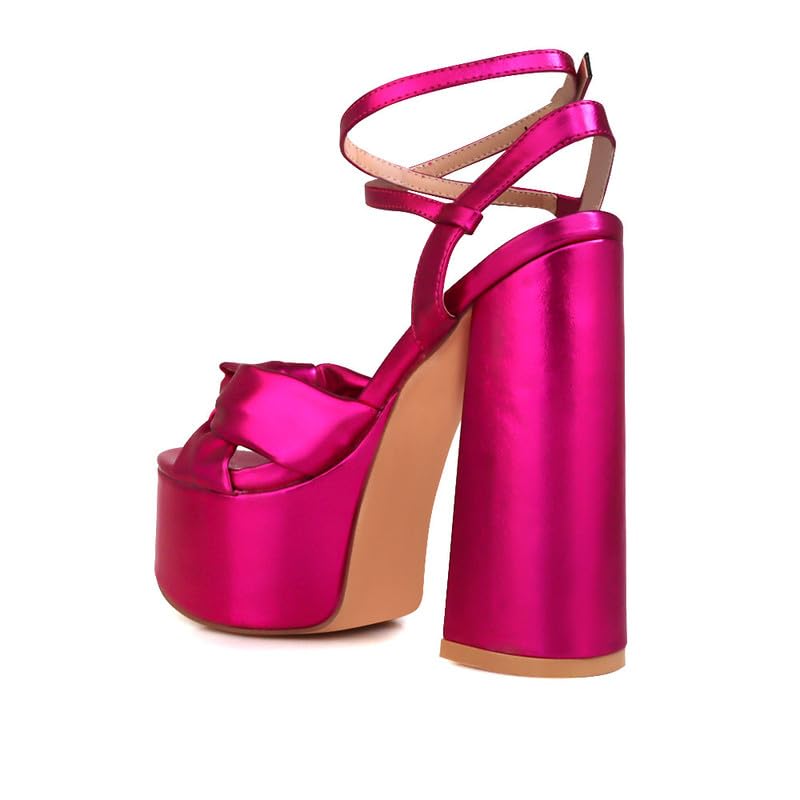 Privileged Lemon Drop Toman Ankle Strap Platform Heels For Women3