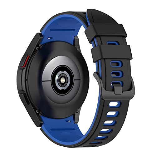 Bracelet montre 20mm silicone sans espace compatible Galaxy Watch 4 Classic 42mm