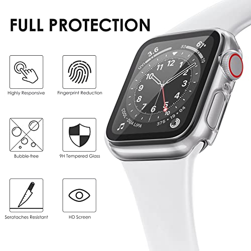Tuocal 2 Pack Hard PC Case Compatible with iWatch 40mm 44mm Series 6/5 / 4/3 / SE - Image 3