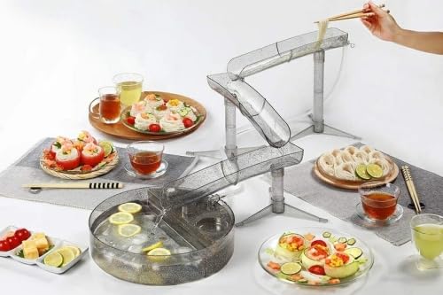 流しそうめん器 そうめん流し機 大 そうめん流し器 セット 組み立て式 家庭用 電池式 流しそーめん そーめん流し器 そーめん流し ソーメン流し 流しそうめん機 素麺 竹 大型 4人 そうめんパーティー