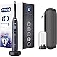 Oral-B iO Series 8 Elektrische Zahnbürste wiederaufladbar mit 1 Griff künstlicher Intelligenz, 1 Bürste und 1 Reisetasche, Schwarz