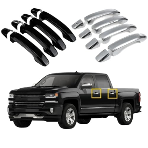 Poignée porte extérieure rayée ? Solution 8 caches de protection pour Chevy GMC - 3