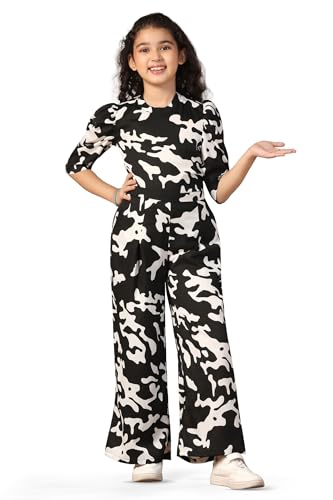 Image of Fashion Dream Girl's Cotton Blend Printed Clothing Set|Casual Wear|Two-Piece Set|Coordinate Outfit for Girl