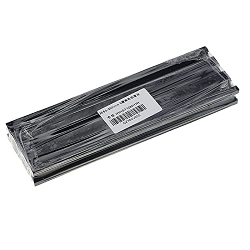 Lysee 3D Printer Parts & Accessories - 1PC Black 2060 European Standard Anodized Aluminum Profile Extrusion 250-800mm Length Linear Rail for CNC 3D Printer - (Color: 600mm)