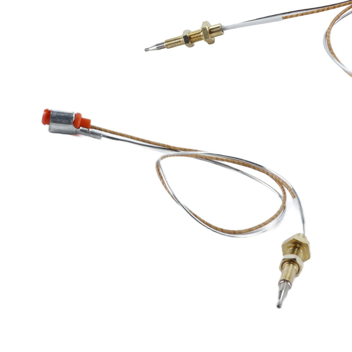 Kit Termocoppia a Gas, Vite Con Testa in Rame Di Ricambio Per Bruciatore Sabaf, Caldaia a Gas, Scaldabagno, Ago Corto Da 35 Cm