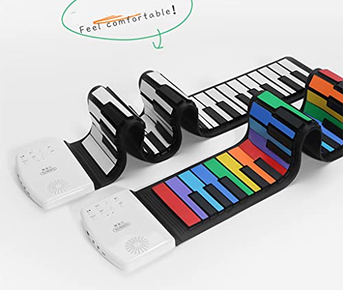 FEFCK 49-Key Roll Piano pour Bébé Et Enfants Matériau De Sécurité Doux Et Antidérapant pour Les Débutants Ou La Pratique De La Puissance des Doigts B - Les Beatles, Paul McCartney, John Lennon, RIngo Starr, George Harrison FEFCK 49-Key Roll Piano pour Bébé Et Enfants Matériau De Sécurité Doux Et Antidérapant pour Les Débutants Ou La Pratique De La Puissance des Doigts B – Image 5