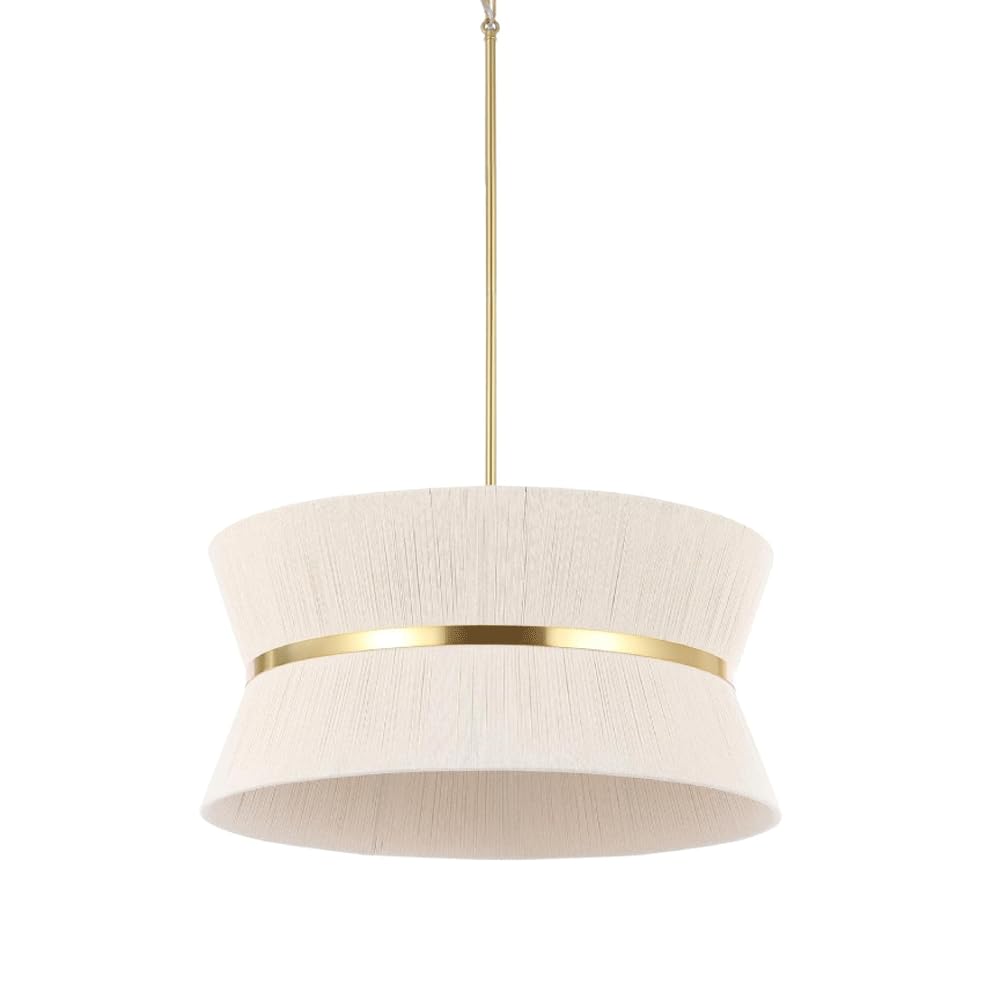 Lustre en rotin E26 réglable pour salle à manger et salon