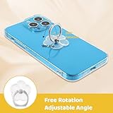 Pack of 4, Phone Ring Holder Grip, Clear Socket with 360° Rotation, Ring for Phone Case, Phone Stand with Secure Hold - Image 3