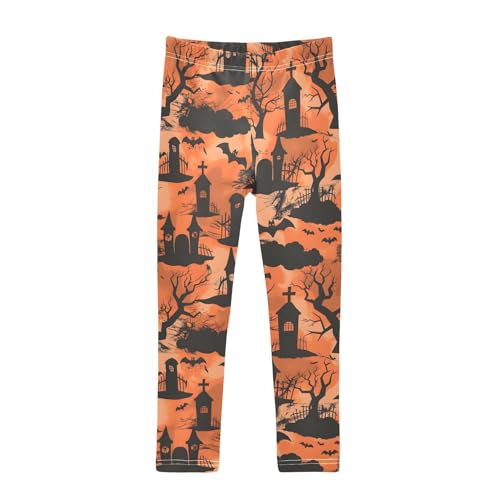 Tombs and Trees Girls Leggings Soft Stretch Workout Yoga Dance Pants for Kids Casual Tights