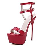high heels glanz-satin plateau pumps stiletto-absatz mit strass Sohlenmaterial: Gummi O.AMBW. Damen Pumps High Heels Damenschuhe Modische Glitzer Plateau Pumps Plattform Gladiator Sandalen Nachtclub Party Sexy Ausgefallen