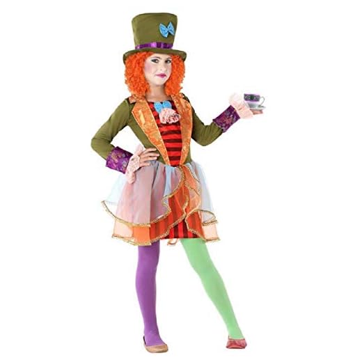 ATOSA disfraz sombrerera loca niña infantil 10 a 12 años