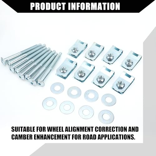 Hihaha Nein. W708770S436/XC3Z9900038AA LKW-Bettmontagesatz für Ford F250 F350 Super Duty 1999-2016 / Hintere Sturzschraube/Langlebig / 8er Set