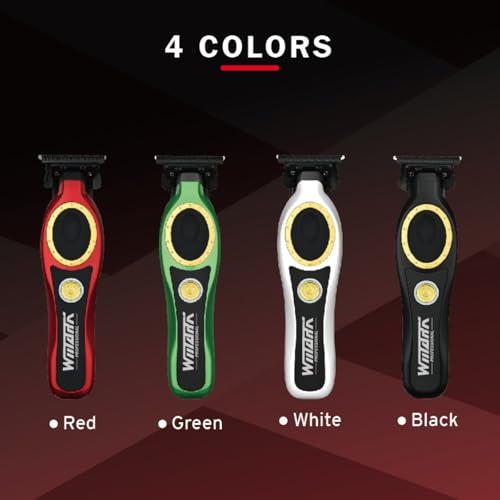 Image of WMARK NG-7230 Premium Salon Series 0 Gapped 7000-7500 RPM Outlining for Barbers 0mm balding Shape up Stainless steel DLC fix & Ceramic moving Blade 1200mAh Battery USB Charging Stand 150-Min, Model 16