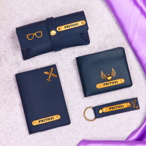 Image of ncgifts Personalized Leather Wallet Gift Hamper for Men | Gift for Man |Gifts for Man|Personalised Gifts | Christmas Gifts for Men | Secret Santa Gifts for Office Colleagues Staff