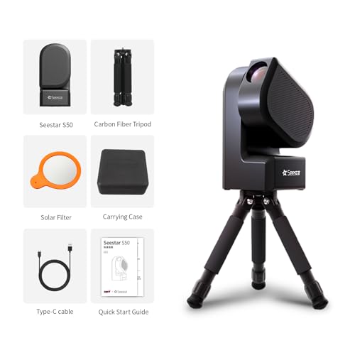 Image of ZWO Seestar S50 Smart Digital Telescope All-in-One Autofocus Portable for Beginners and Experienced Users-Open Box Like-New Condition Telescope