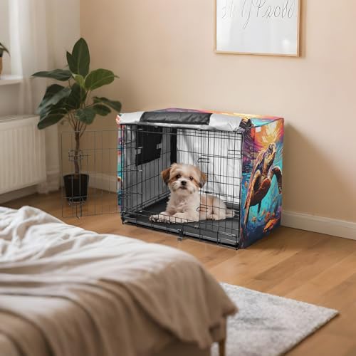 Housse de cage pour chat et chien étanche extérieure bleue - 8