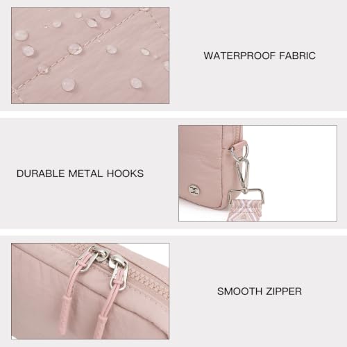 Image of Telena Crossbody Bags for Women Cross Body Purse with Guitar Strap | Lightweight Puffer Shoulder Bag for Travel