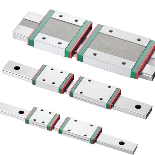 Rail miniature MGW12 avec bloc lineaire 700mm pour guidage fluide