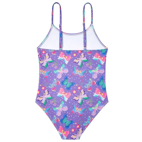 Image of Zando Girls Bathing Suit Size 2-10 Years - Cute Toddler Swimsuit Girl Adjustable One Piece Swimwear for Summer Beach Wear