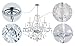 Saint Mossi 9 Light Modern Contemporary Elegant Crystal Glass Chandelier Pendant Ceiling Lighting Fixture