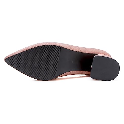 Chaussures backless loafer rose taille 41 faciles à enfiler et stables - 3