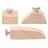 TOKIDNY 3 Stück Schleifpapierhalter aus Buchenholz für Lederarbeiten...