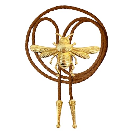 Image of Daisy Del Sol Gemstone Bolo Tie Braided Vegan Faux Leather Natural Stone Gold Handmade Necklace Adjustable Boho Western Jewelry