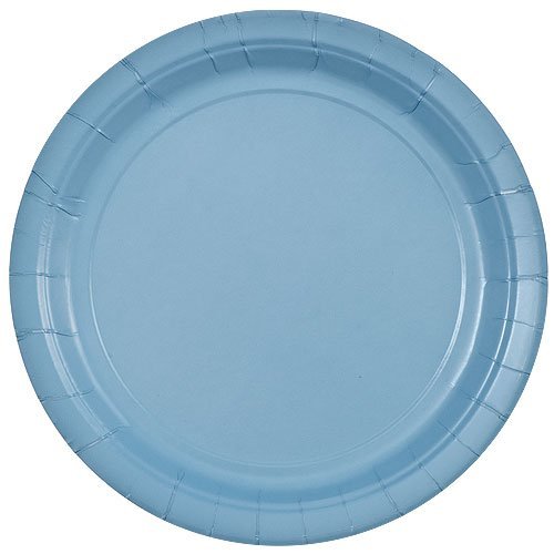 Buy Party Dimensions 71192 20 Count Paper Plate, 8.75Inch, Light Blue
