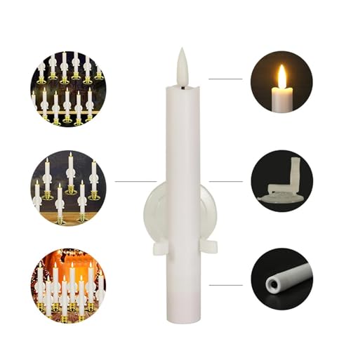 Velas de ventana de cereza LED para crear ambientes navideños acogedores en el salón 4