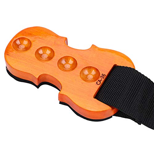Cello Endpin Stopper Eujgoov Holz Cello Rutschfeste Platte Endpin Halter Rutschfeste Vorrichtung mit Riemen und O-Ring