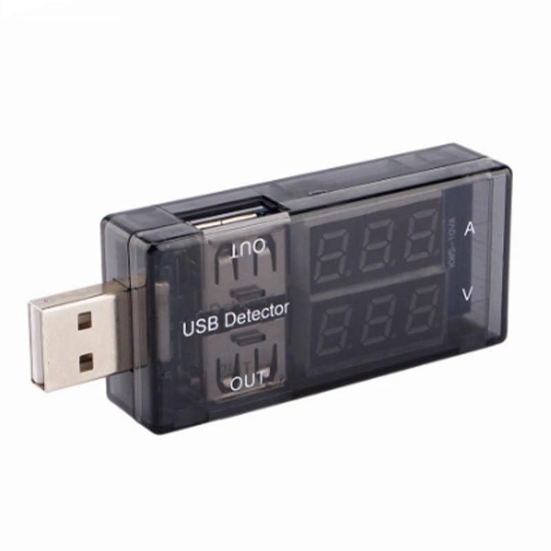Image of USB Power Meter, 3-9V 0-5A Voltage Tester Multimeter, LCD Digital Multimeter Current Tester Voltage Detector, USB Tester DC LED Display Multi Testers Tools