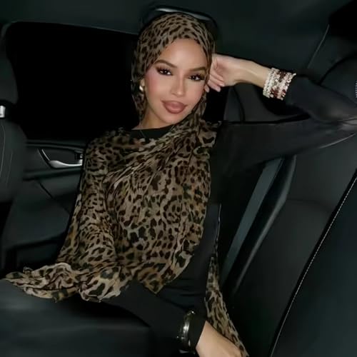 ZGMYC Watercolour Floral Printed Hijab Scarf for Women Soft Modal Cotton Instant Hijab Head Wraps Shawls Long Scarves4