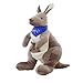XINGYAO Peluche Pupazzo Peluche di Canguro farcito Animali di 50 cm con Souvenir Blu da Viaggio Sciarpa Blu Giocattolo Farcito