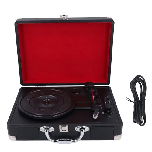 Platine Vinyle, Tourne-Disque BT Vintage avec Haut-parleurs, Platine Vinyle 3 Vitesses, Tourne-Disque USB avec Poignée pour Le Divertissement et la Décoration de la Maison - Les Beatles, Paul McCartney, John Lennon, RIngo Starr, George Harrison Platine Vinyle, Tourne-Disque BT Vintage avec Haut-parleurs, Platine Vinyle 3 Vitesses, Tourne-Disque USB avec Poignée pour Le Divertissement et la Décoration de la Maison – Image 8