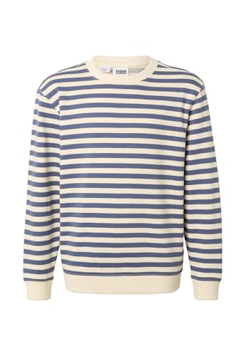 Sweat-shirt rayé garçon en coton doux Urban Classics pour le quotidien