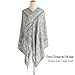 Nonakgado Pashmina Wraps for Women-Paisley Rave Pashmina Shawls Hijab Scarves for Evening Party Dresses(Sy3-Silver White)