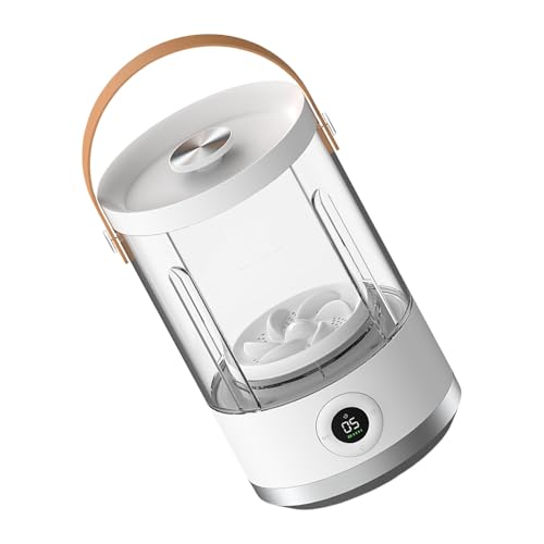 Hkfgdjdl Lavadora portátil pequeña de 4000 mAh, inalámbrica, limpiador de ropa interior, para calcetines, viajes, camping, apartamento