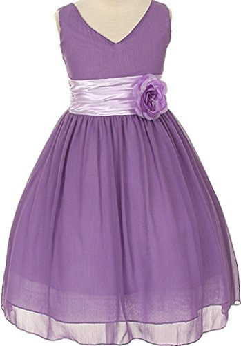 Lace Top Solid Skirt One Piece Dress with Necklace