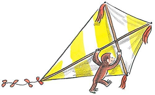 Vinilo Decorativo Curious George 4 x 6.5 pulgadas