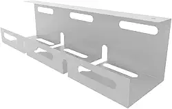 Organizador de cabos e régua para setup gamer escritório esconder fios canaleta para cabos(BRANCO)
