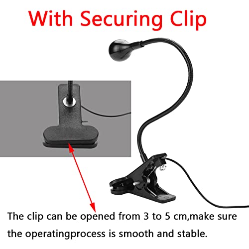 Lelukee Purple Light Lamp,Multifunction Usb Powered 3W Uv Glue Lamp With Clip And Switch, Flexible 360 ° Desk Purple Lamps,For Uv Gel Nail,Pcb Repair,Fluorescent Agent Detection #TOP1