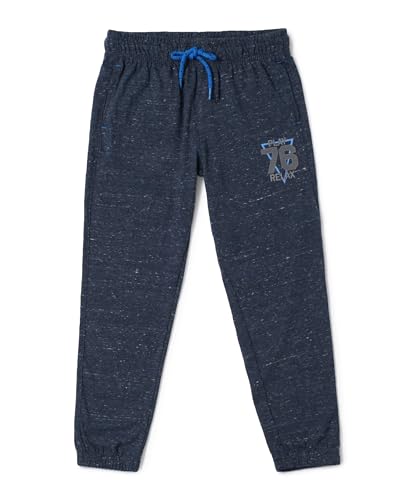 Image of Jockey AB10 Boys Super Combed Cotton Rich Graphic Printed Joggers with Elasticated Hem