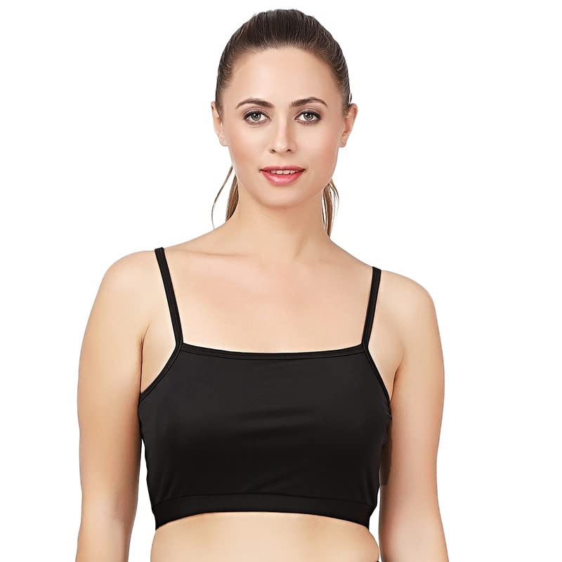 wavemax One Piece Swim Wear/Swim Suit with Solid Black Colour Padded Crop Top for Women and Girls (80% Nylon 20% Spandex) (Comfort Fit)-picture-55