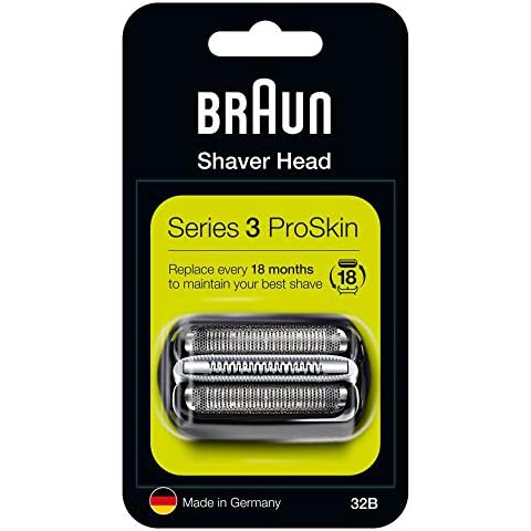 Braun Ersatzscherteil 32 B Schwarz, Kompatibel mit Series 3 Rasierern Cover